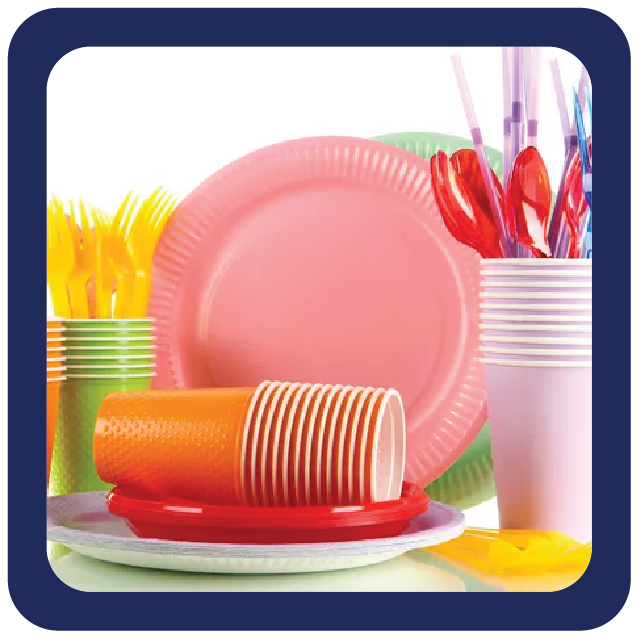 Plates and Cutlery - Plasticware